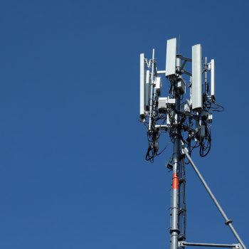 inspection telecom drone on air